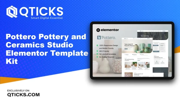 Pottero – Pottery and Ceramics Studio Elementor Template Kit