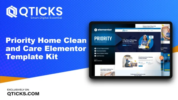 Priority – Home Clean and Care Elementor Template Kit