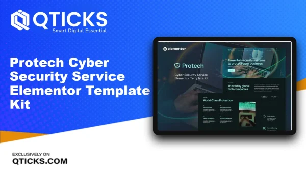 Protech – Cyber Security Service Elementor Template Kit