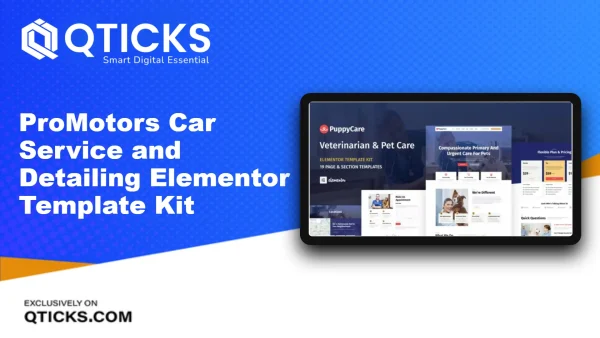 PuppyCare – Vetenarian and Pet Care WordPress Elementor Template Kit