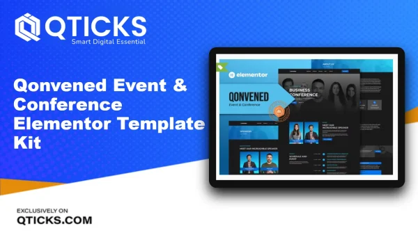 Qonvened – Event & Conference Elementor Template Kit