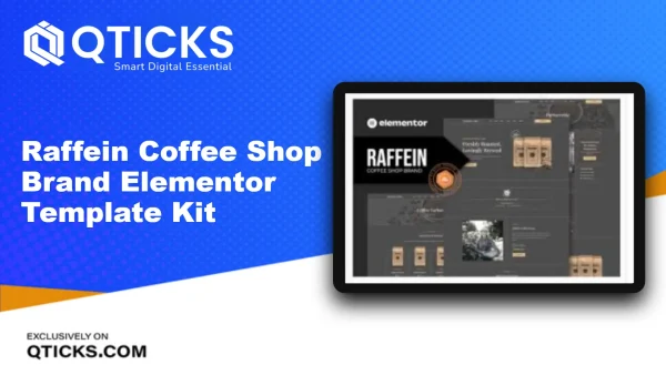 Raffein – Coffee Shop Brand Elementor Template Kit