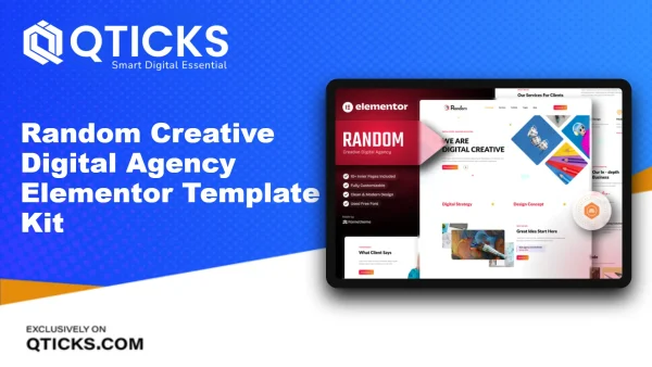 Random – Creative Digital Agency Elementor Template Kit