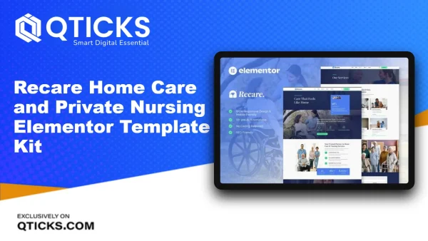 Recare – Home Care and Private Nursing Elementor Template Kit