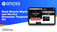 Baek – Bicycle Repair and Service Elementor Template Kit