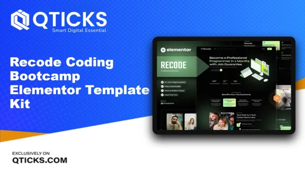 Recode – Coding Bootcamp Elementor Template Kit
