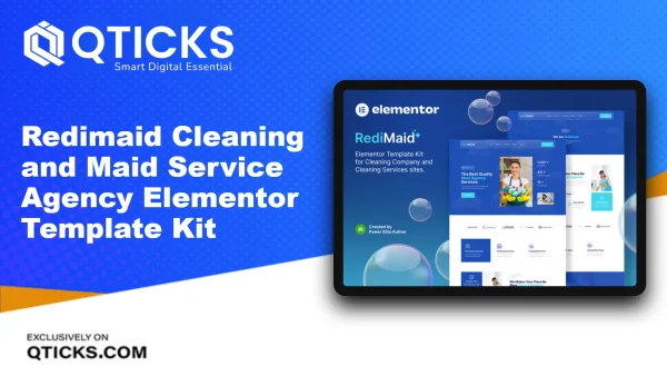 Redimaid – Cleaning and Maid Service Agency Elementor Template Kit