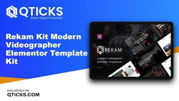 Rekam Kit – Modern Videographer Elementor Template Kit