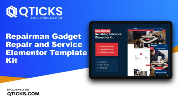 Repairman – Gadget Repair and Service Elementor Template Kit