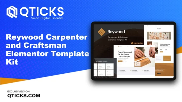 Reywood – Carpenter and Craftsman Elementor Template Kit