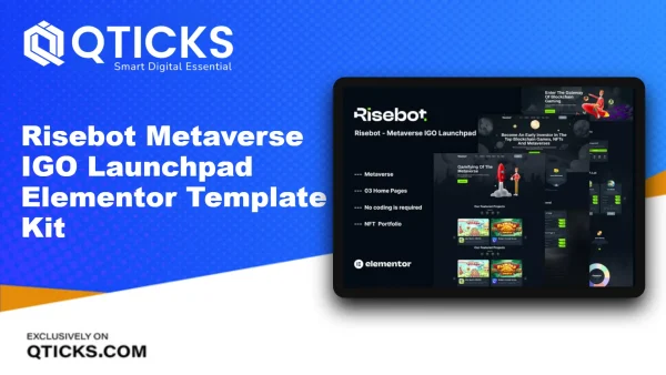 Risebot – Metaverse IGO Launchpad Elementor Template Kit