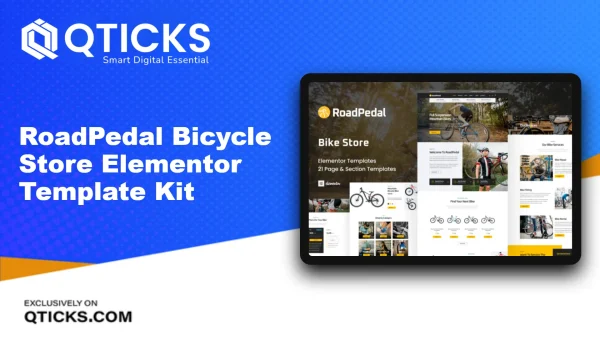 RoadPedal – Bicycle Store Elementor Template Kit