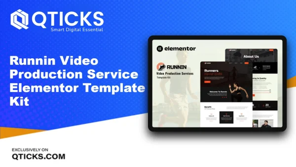 Runnin – Video Production Service Elementor Template Kit