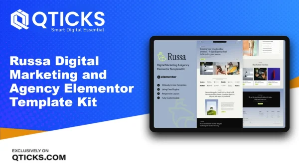 Russa – Digital Marketing and Agency Elementor Template Kit