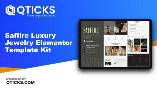 Saffire – Luxury Jewelry Elementor Template Kit