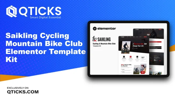 Saikling – Cycling Mountain Bike Club Elementor Template Kit