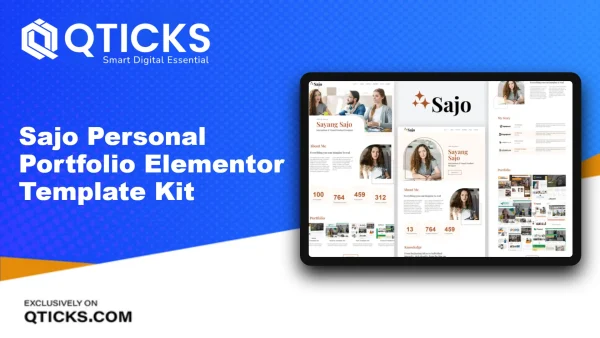 Sajo – Personal Portfolio Elementor Template Kit