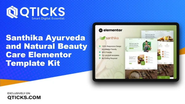 Santhika – Ayurveda and Natural Beauty Care Elementor Template Kit