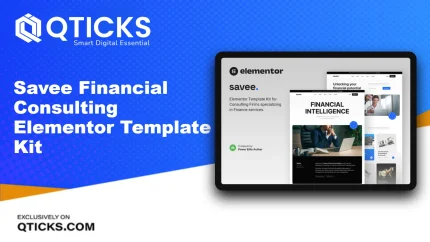Savee – Financial Consulting Elementor Template Kit