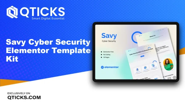 Savy – Cyber Security Elementor Template Kit