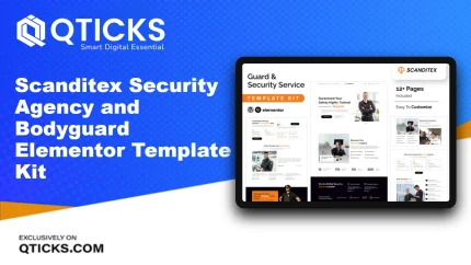Scanditex – Security Agency and Bodyguard Elementor Template Kit
