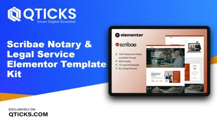 Scribae – Notary & Legal Service Elementor Template Kit