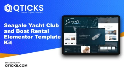 Seagale – Yacht Club and Boat Rental Elementor Template Kit