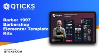 Barber 1997 – Barbershop Elementor Template Kits
