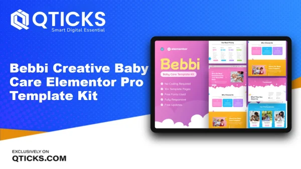 Bebbi – Creative Baby Care Elementor Pro Template Kit