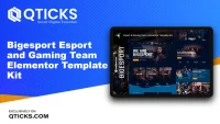 Bigesport – Esport and Gaming Team Elementor Template Kit