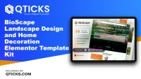BioScape – Landscape Design and Home Decoration Elementor Template Kit