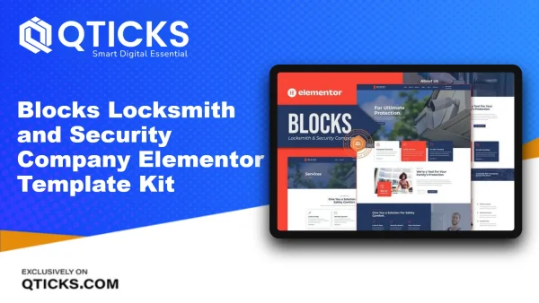 Blocks – Locksmith and Security Company Elementor Template Kit