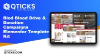 Blod – Blood Drive & Donation Campaigns Elementor Template Kit