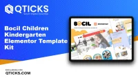 Bocil – Children Kindergarten Elementor Template Kit