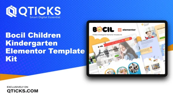 Bocil – Children Kindergarten Elementor Template Kit