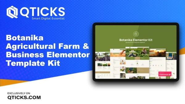 Botanika Agricultural Farm & Business Elementor Template Kit
