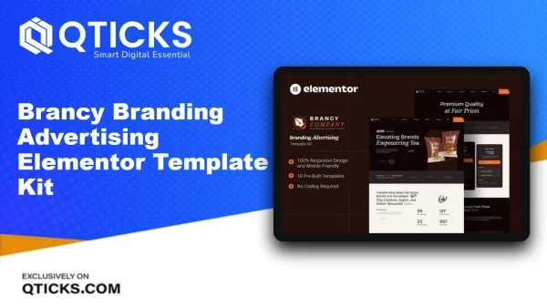 Brancy – Branding Advertising Elementor Template Kit