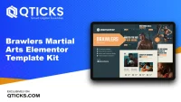 Brawlers – Martial Arts Elementor Template Kit