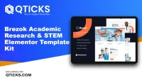 Brezok – Academic Research & STEM Elementor Template Kit