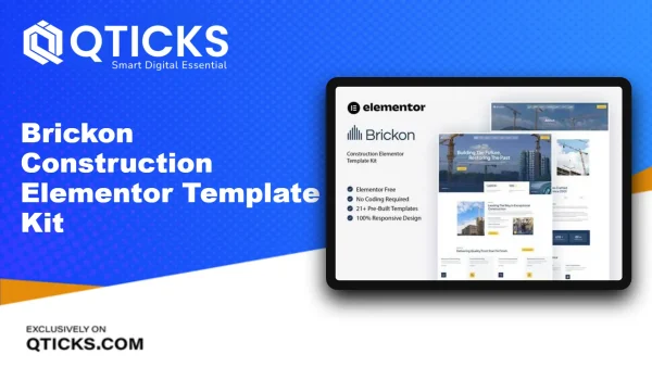 Brickon – Construction Elementor Template Kit