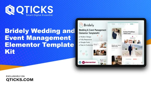 Bridely – Wedding and Event Management Elementor Template Kit