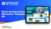 Bsurf – Surfing School Elementor Template Kit