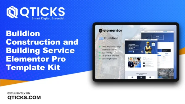 Buildion – Construction and Building Service Elementor Pro Template Kit
