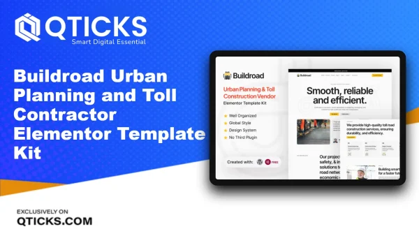 Buildroad – Urban Planning and Toll Contractor Elementor Template Kit