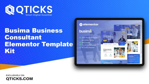 Busima – Business Consultant Elementor Template Kit