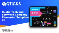 Bustic – Tech and Software Company Elementor Template kit
