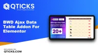 BWD Ajax Data Table Addon For Elementor