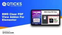 BWD Clear PDF View Addon For Elementor