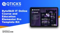 ByteSkill – IT Online Course and Education Elementor Pro Template Kit