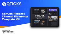 CakCuk – Podcast Channel Elementor Template Kit